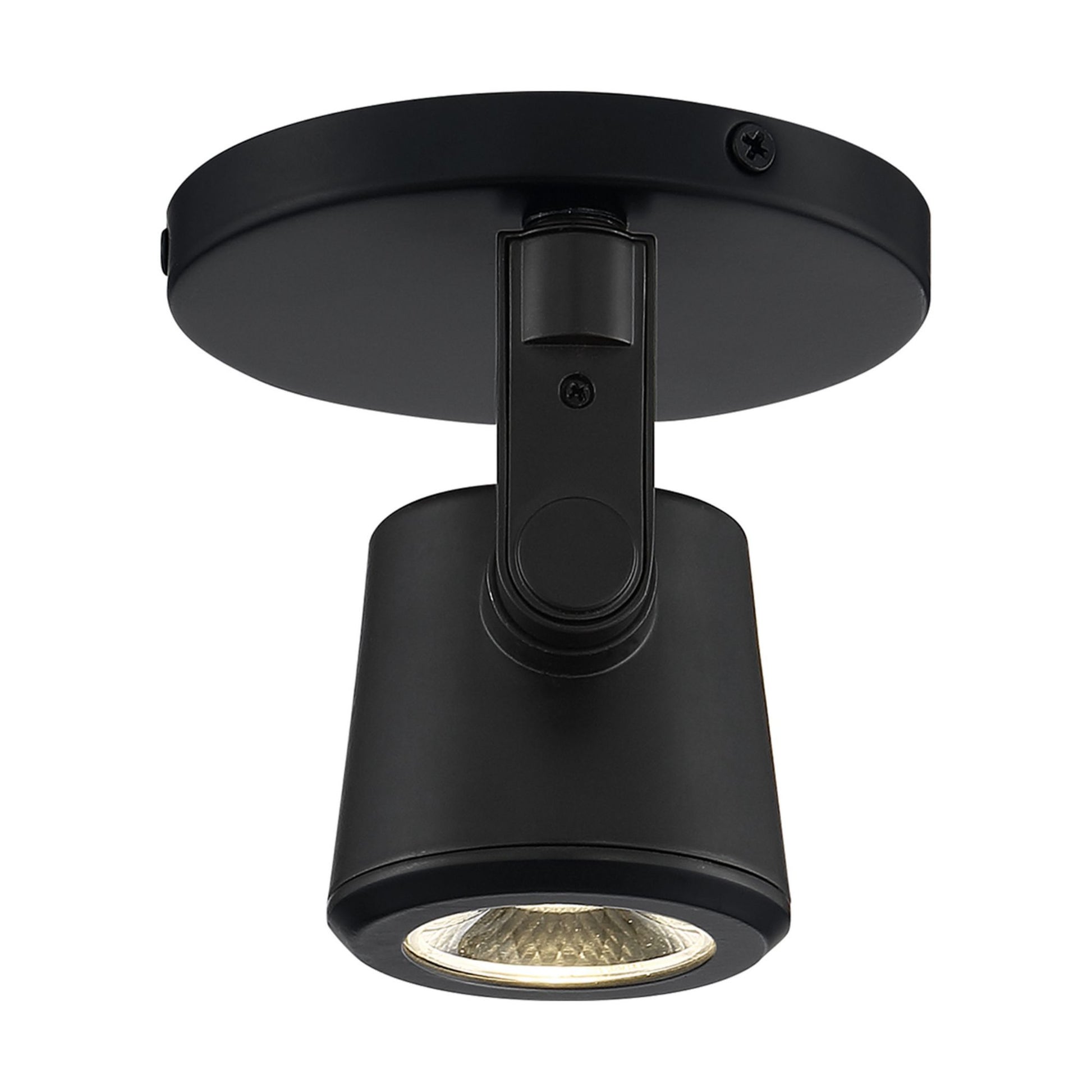LED Tape Back Monopoint Head 12W 1000 Lumens 3000K, 36°, Black - Bees Lighting