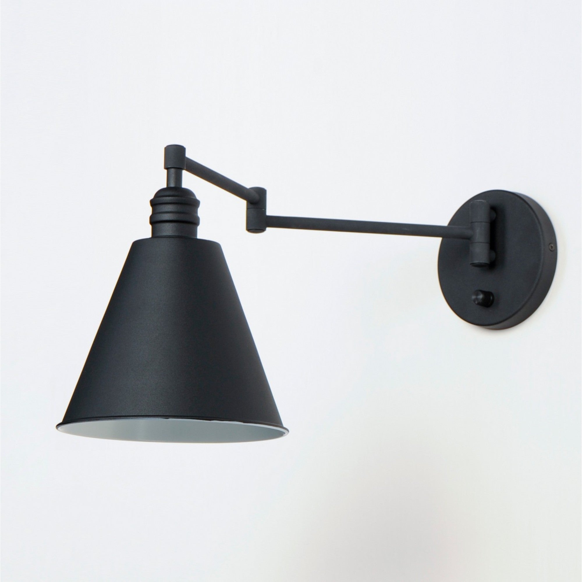 Library 11" Wall Sconce, Black Finish - Bees Lighting
