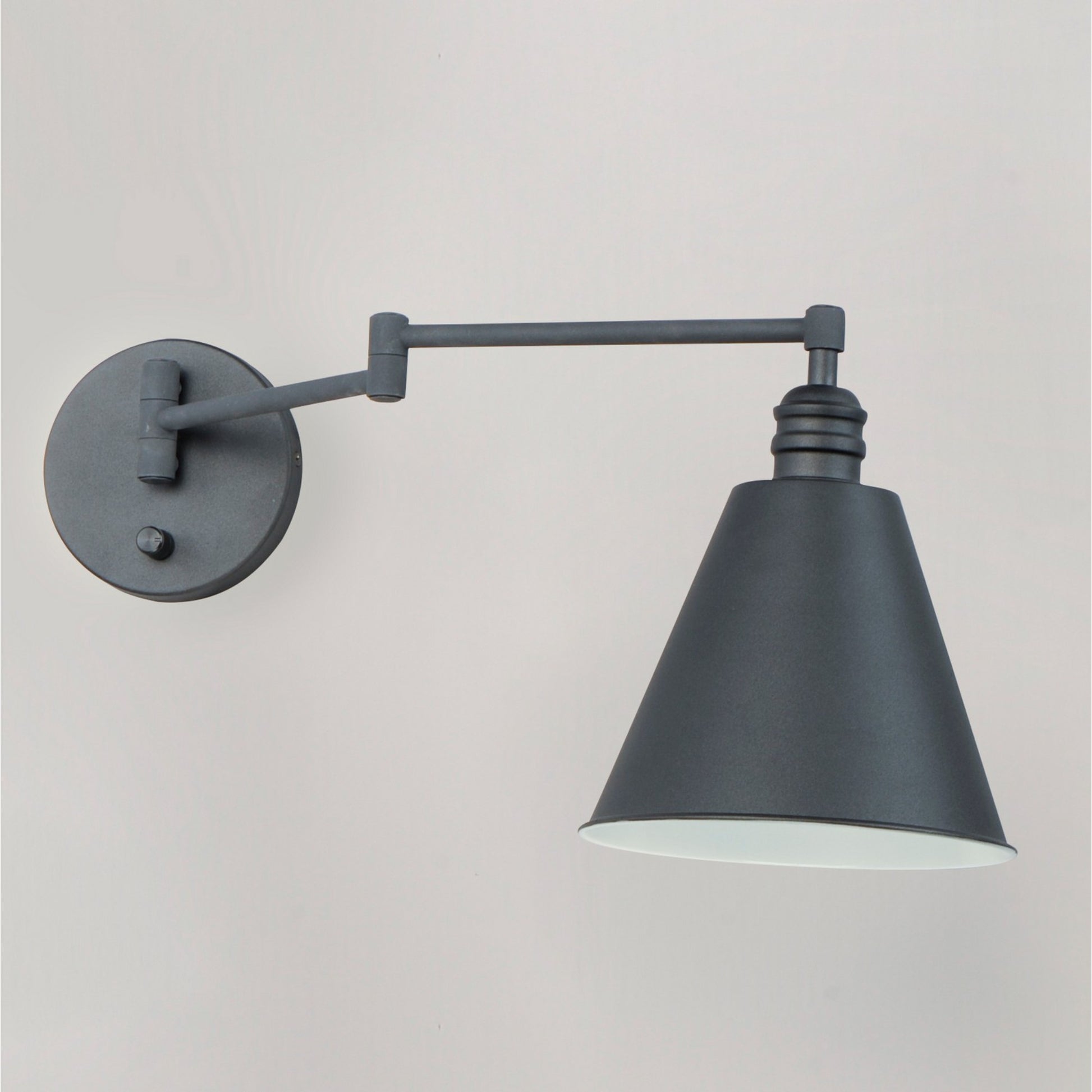 Library 11" Wall Sconce, Black Finish - Bees Lighting