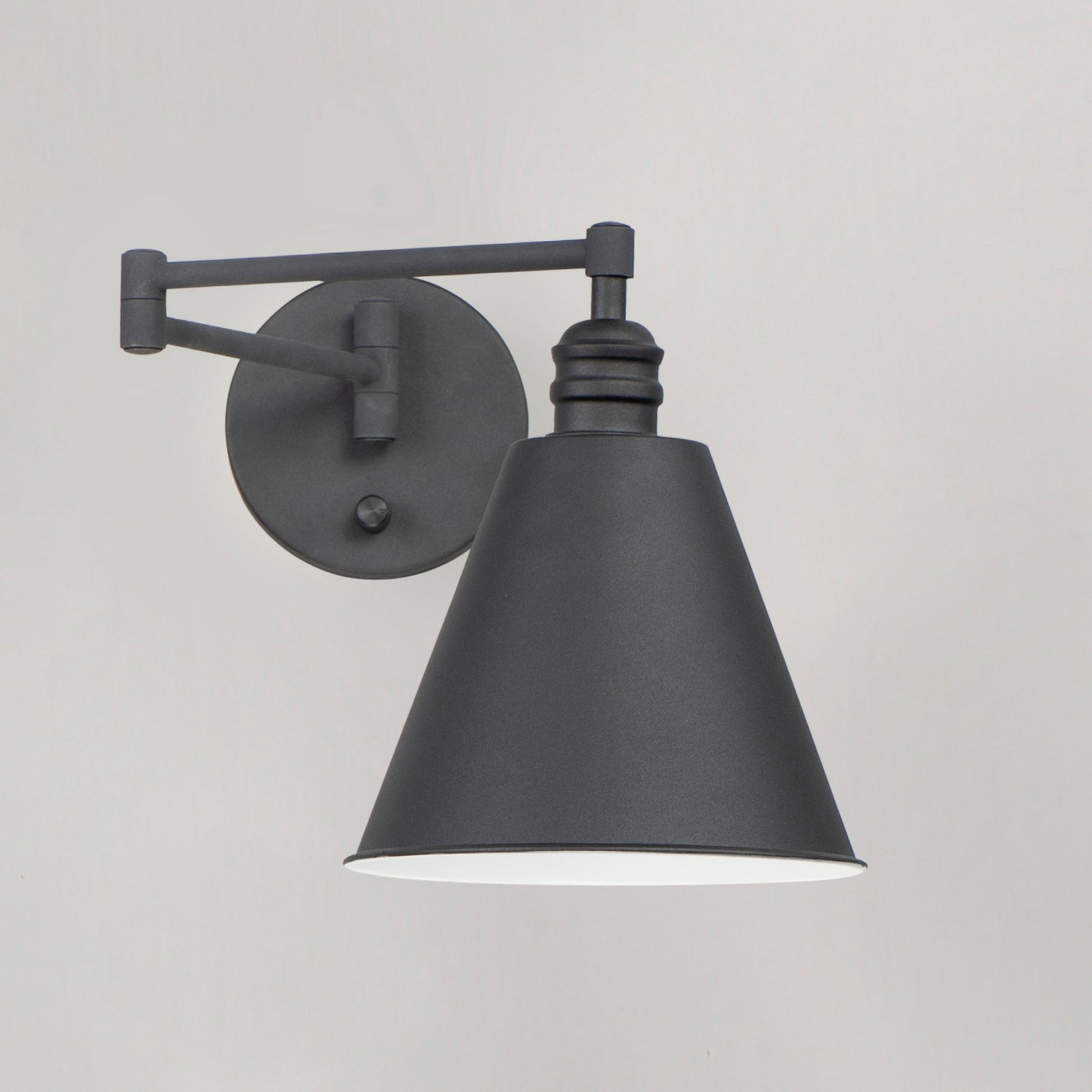 Library 11" Wall Sconce, Black Finish - Bees Lighting