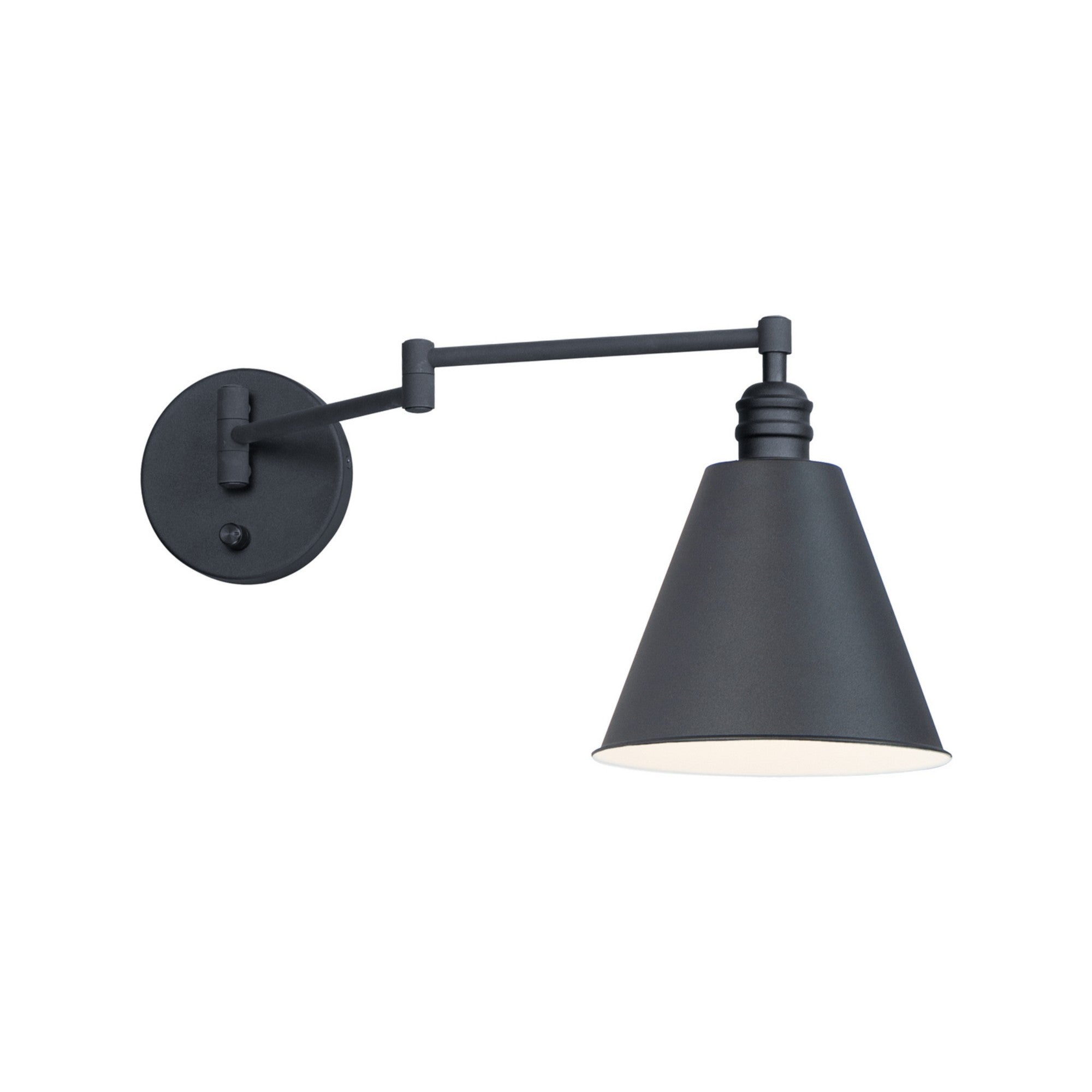 Library 11" Wall Sconce, Black Finish - Bees Lighting