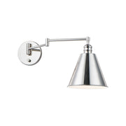 Library 11" Wall Sconce, Polished Nickel Finish - Bees Lighting