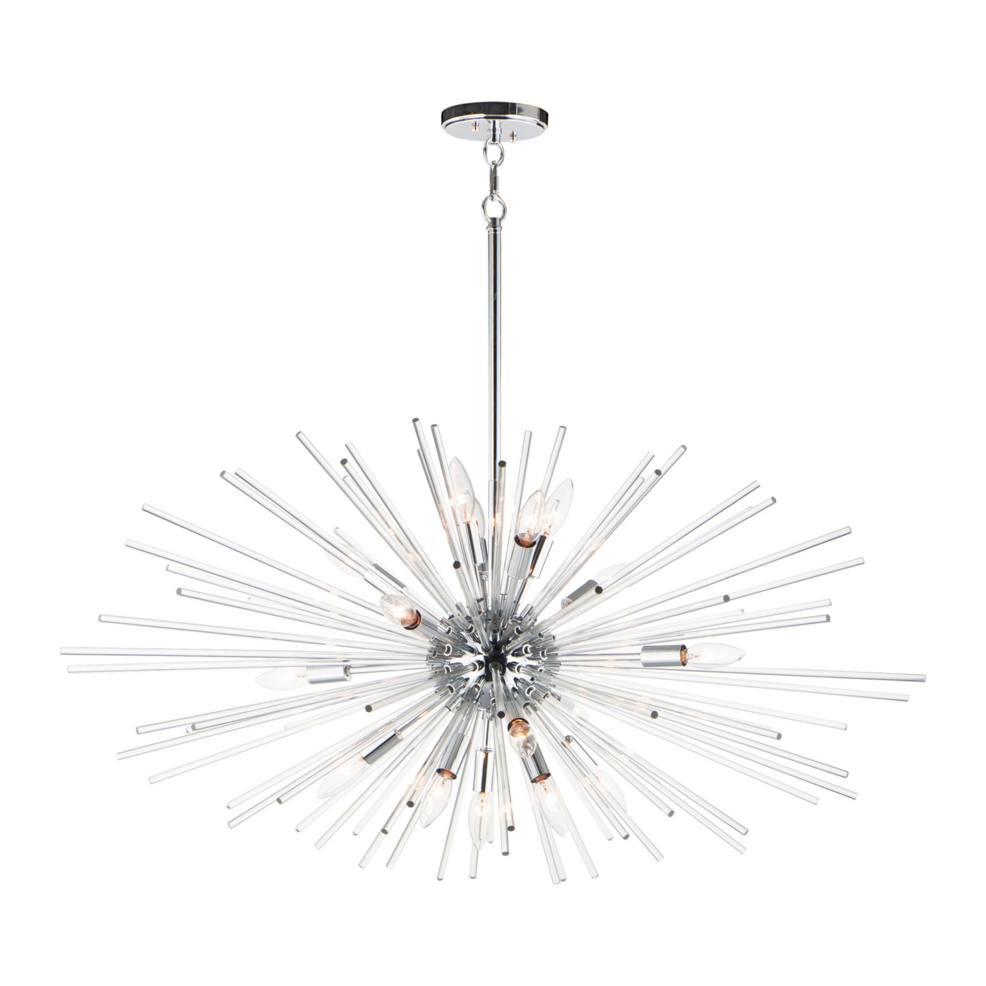 Polaris 20" 16 Light Pendant, Polished Chrome Finish - Bees Lighting