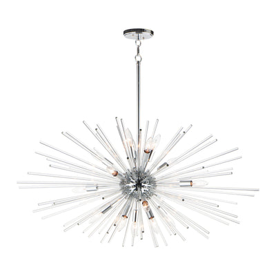 Polaris 20" 16 Light Pendant, Polished Chrome Finish
