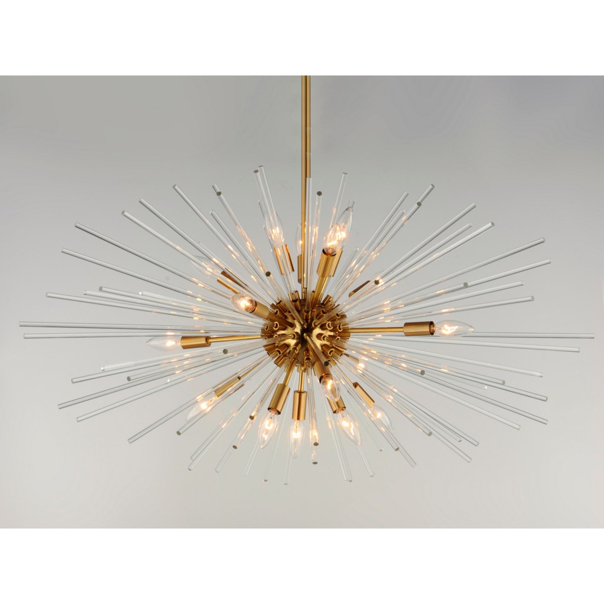 Polaris 20" 16 Light Pendant, Satin Brass Finish - Bees Lighting