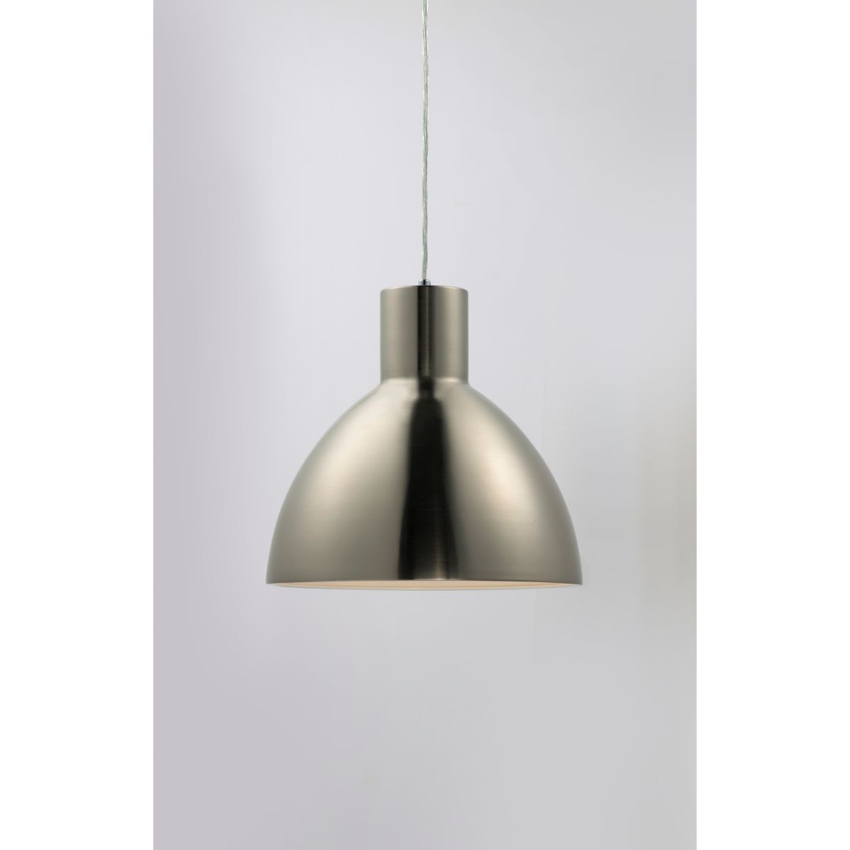 Cora 14 in. Pendant Light Nickel Finish - Bees Lighting