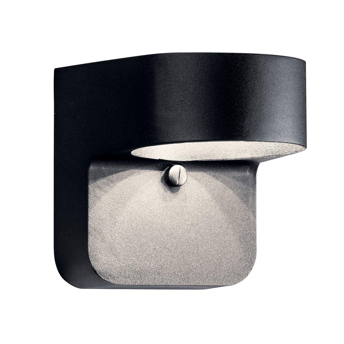 6 In LED Outdoor Wall Sconce Black finish - Bees Lighting