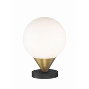 Alluria 12" Table Lamp, Weathered Black & Autumn Gold Finish - Bees Lighting