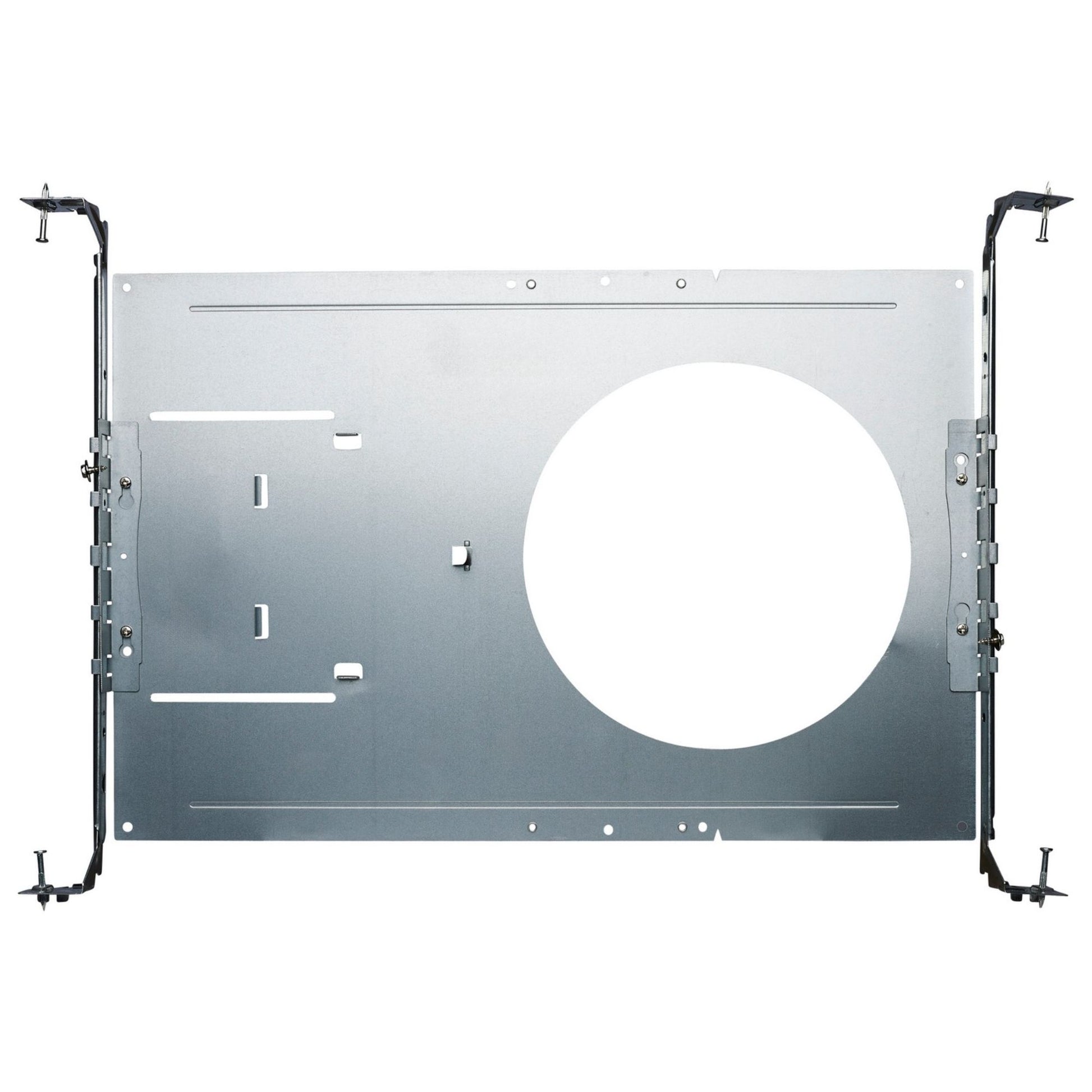 8 inch New Construction Round Mounting Plate with Hanger Bars - Bees Lighting