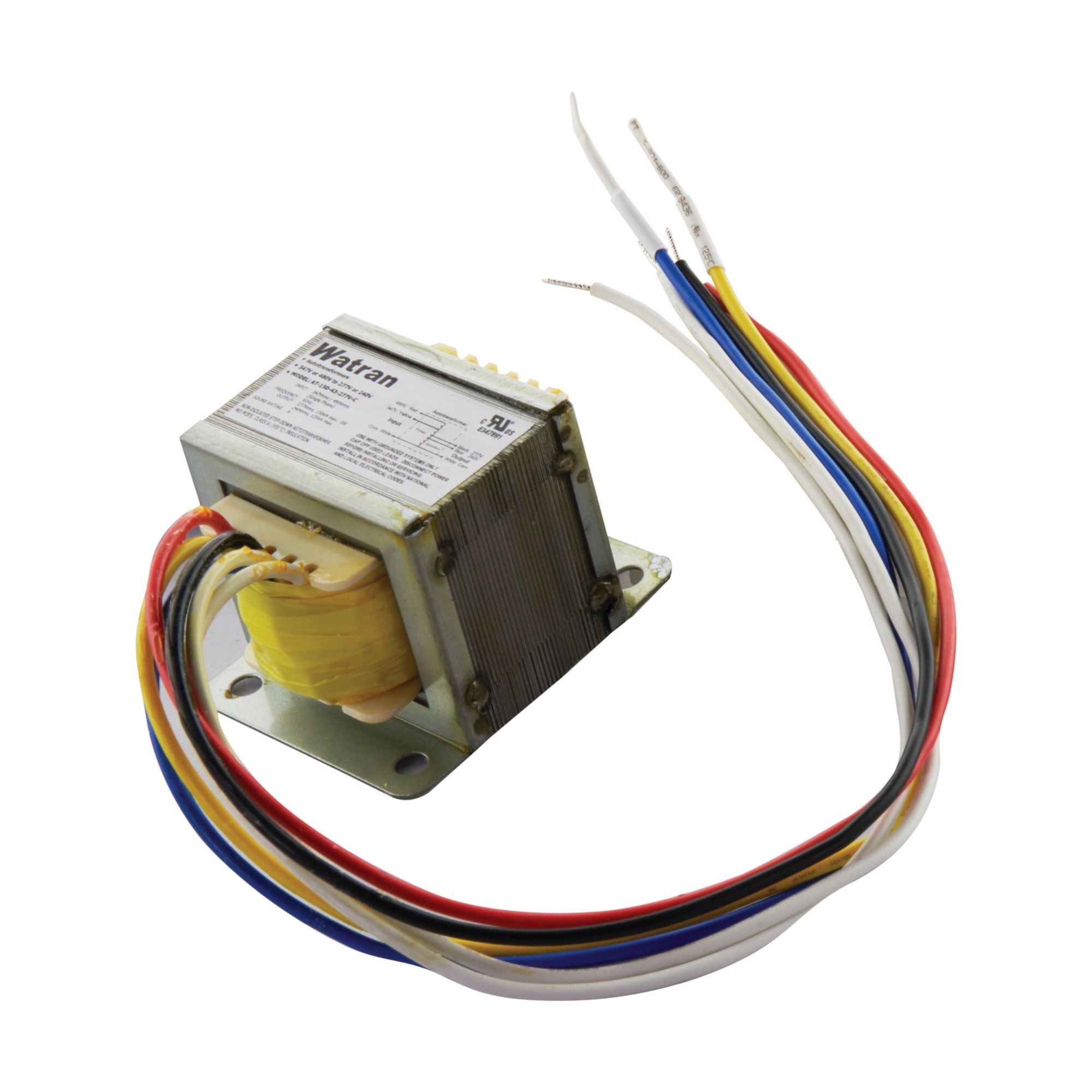 150VA Step Down Transformer, 480-347V Input, 277V Output, Single Phase, Open Core - Bees Lighting