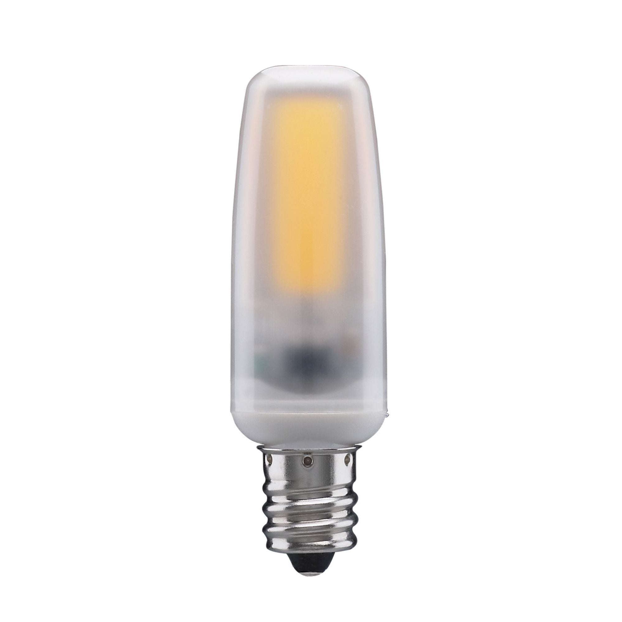 T4 Mini LED Bulb, 4 Watts, 460 Lumens, 5000K, E12 Candelabra Base, Frosted Finish