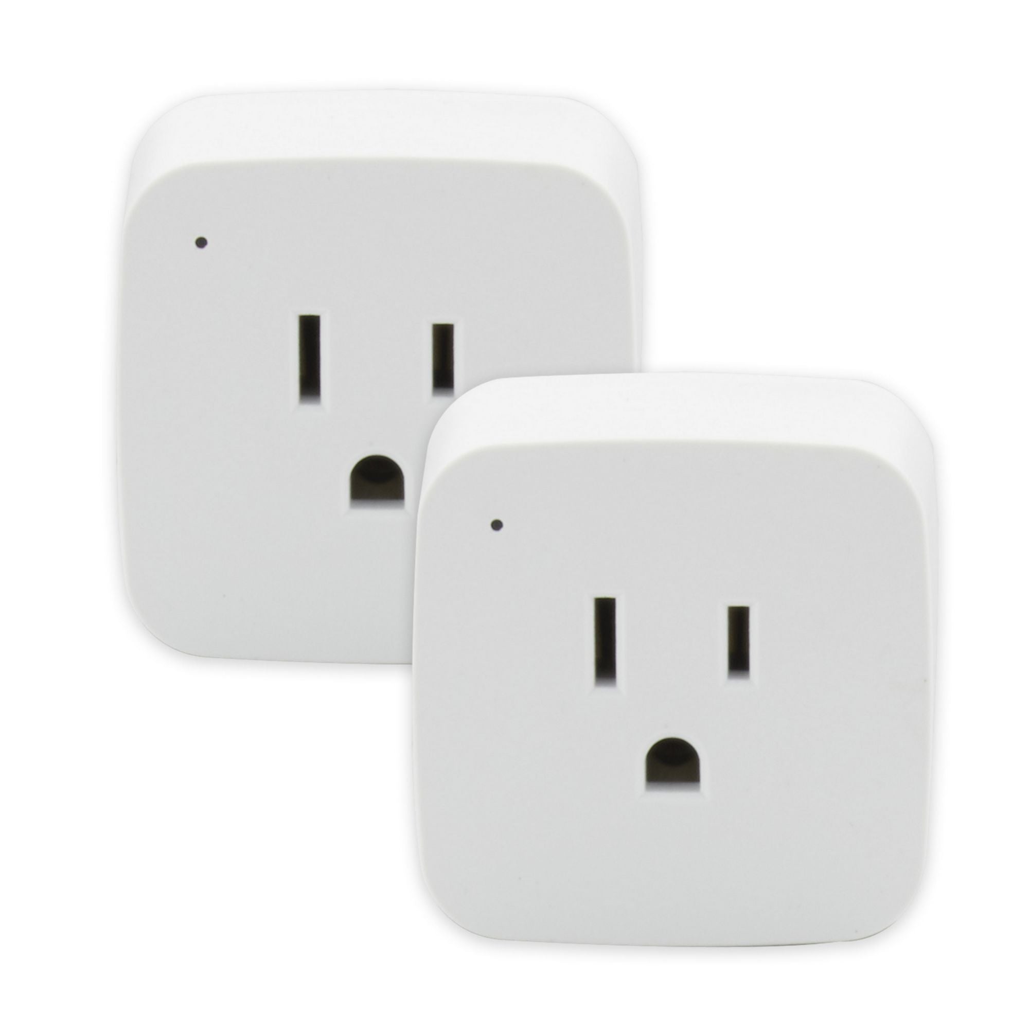 Starfish 10-Amp Wi-Fi Smart Plug Mini Square Outlet (Pack-2) White - Bees Lighting
