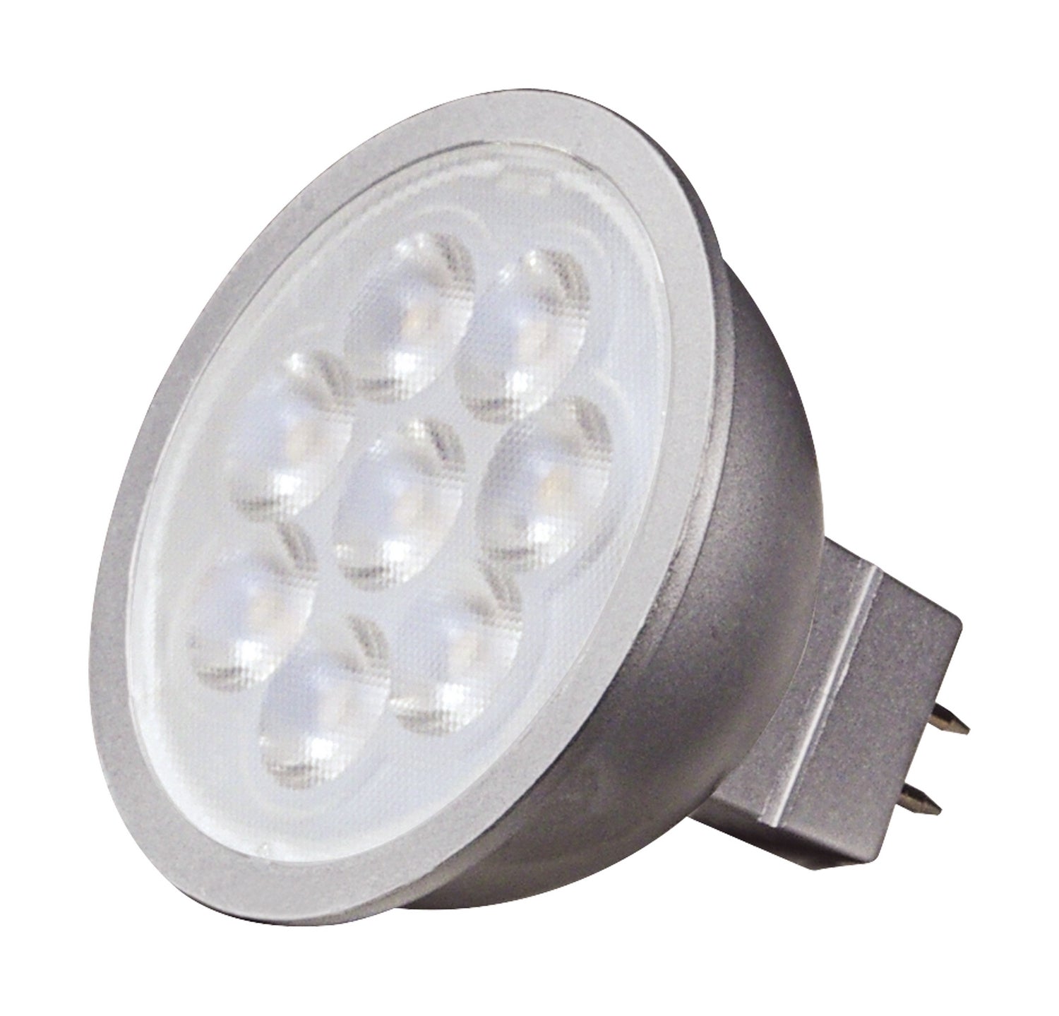 MR16 LED Bulb, 7 Watts, 450 Lumens, 2700K, 50W Equal, GU5.3 Base, 40° Flood, 12V - Bees Lighting