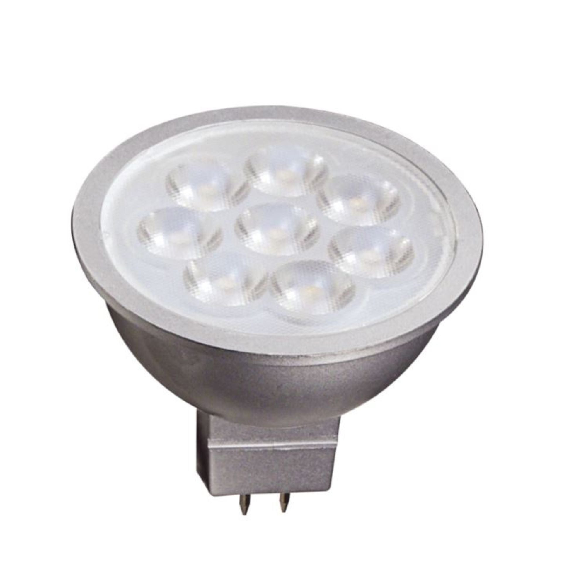MR16 LED Bulb, 7 Watts, 450 Lumens, 2700K, 50W Equal, GU5.3 Base, 40° Flood, 12V