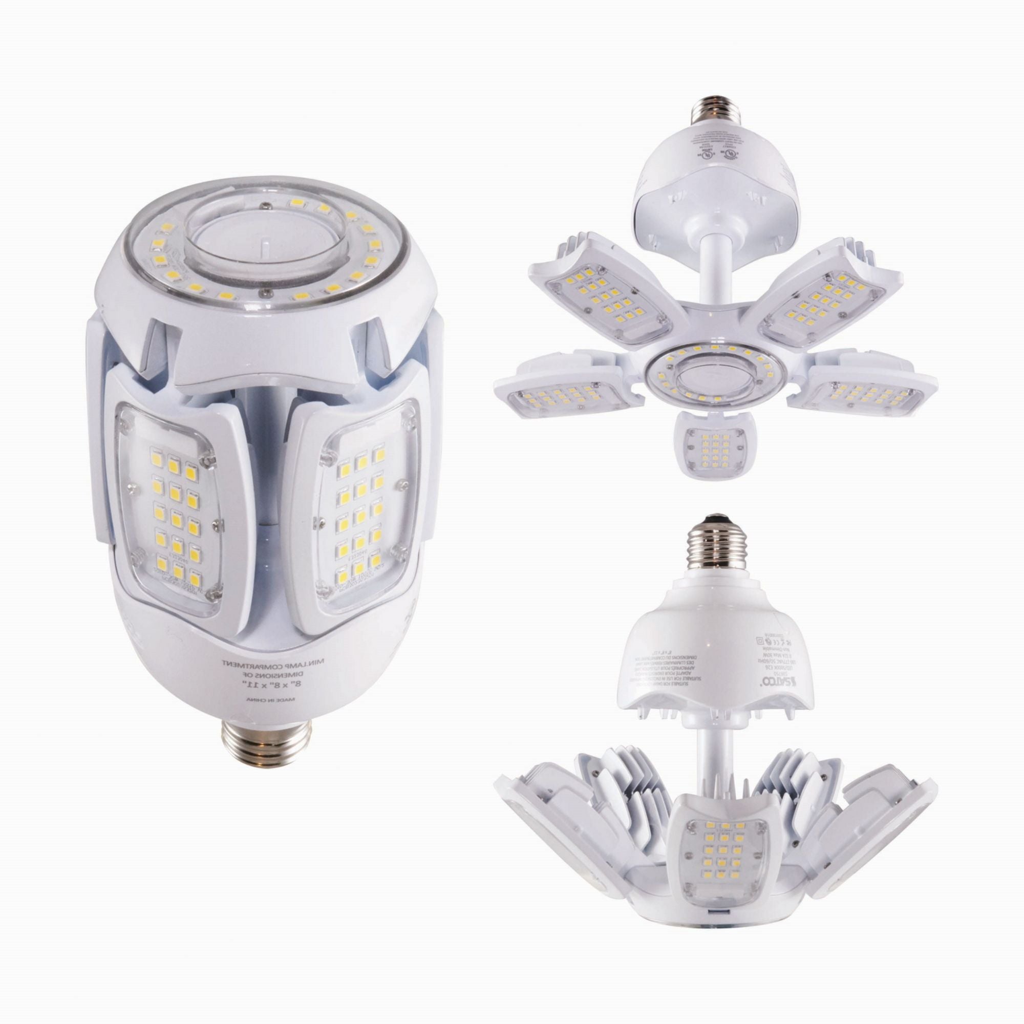 Hi-Pro Multi-Beam LED Lamp, 30 Watts, 4200 Lumens, 5000K, E26 Medium Base, 120-277V - Bees Lighting