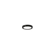 Argo 7" LED Flush Mount, 3500K, Black Finish - Bees Lighting