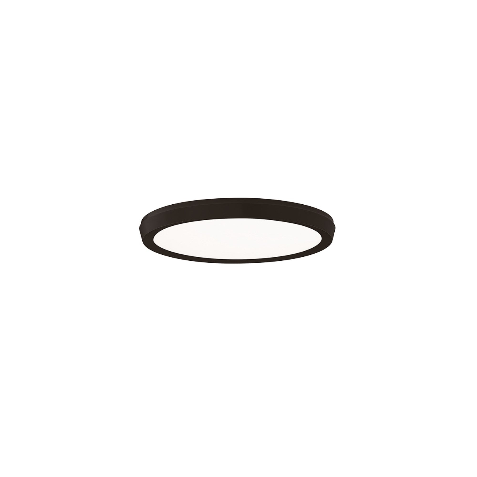 Argo 11" LED Flush Mount, 3500K, Black Finish - Bees Lighting