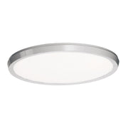 Argo 15" LED Flush Mount, 3500K, Brushed Nickel Finish - Bees Lighting