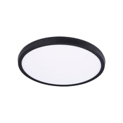 Argo 19" LED Flush Mount, 2700K, Black Finish - Bees Lighting