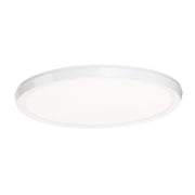 Argo 19" LED Flush Mount, 2700K, White Finish - Bees Lighting
