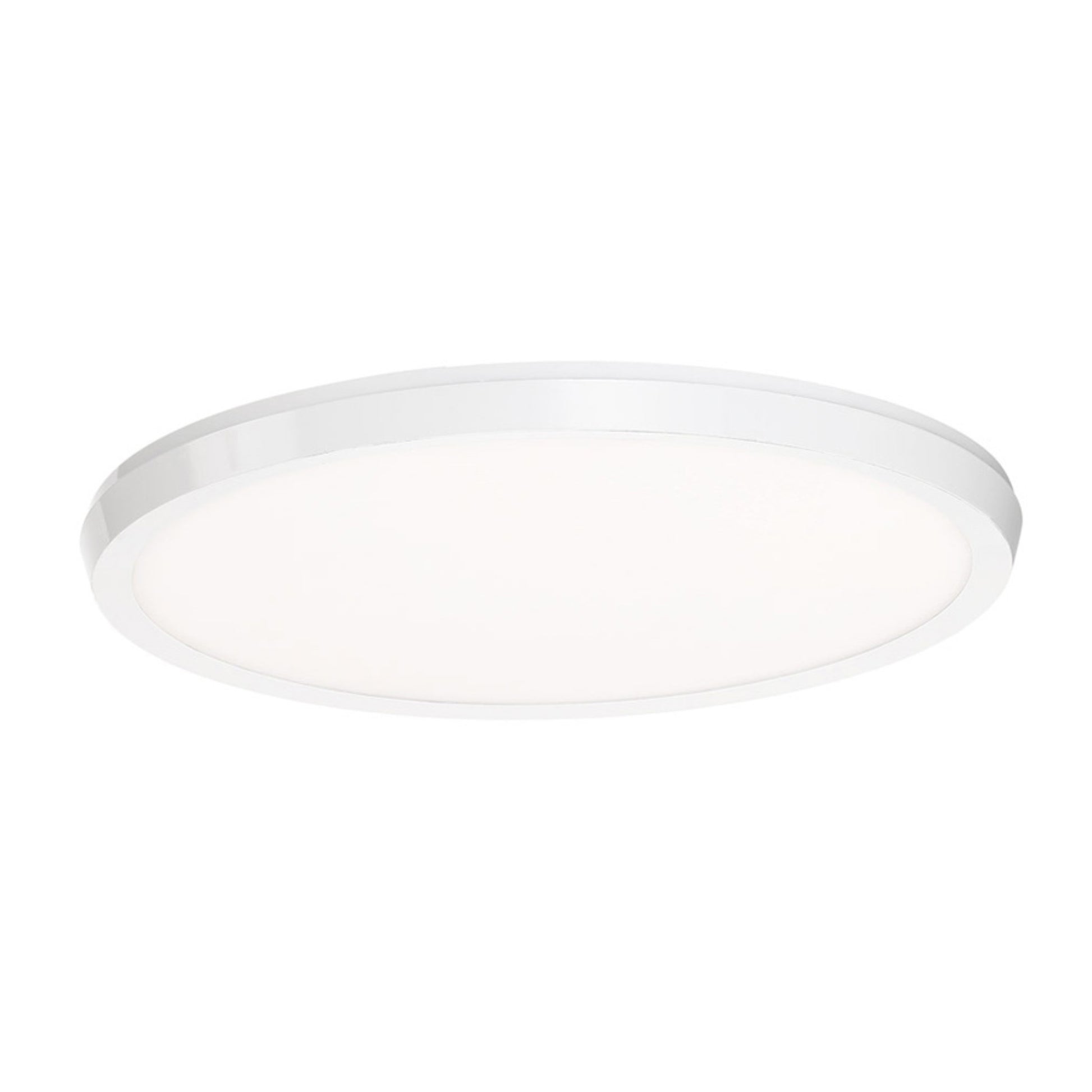 Argo 19" LED Flush Mount, 2700K, White Finish - Bees Lighting