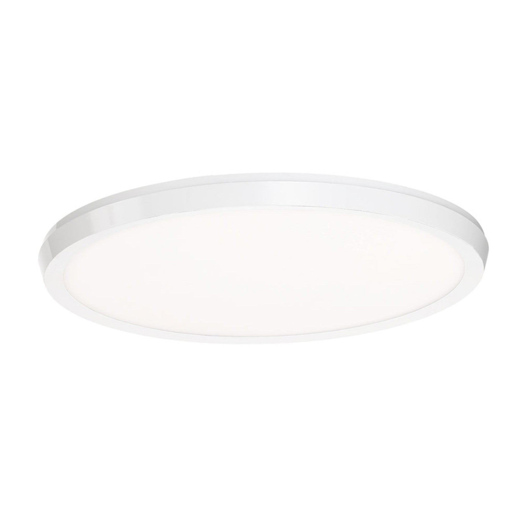 Argo 19" LED Flush Mount, 2700K, White Finish - Bees Lighting