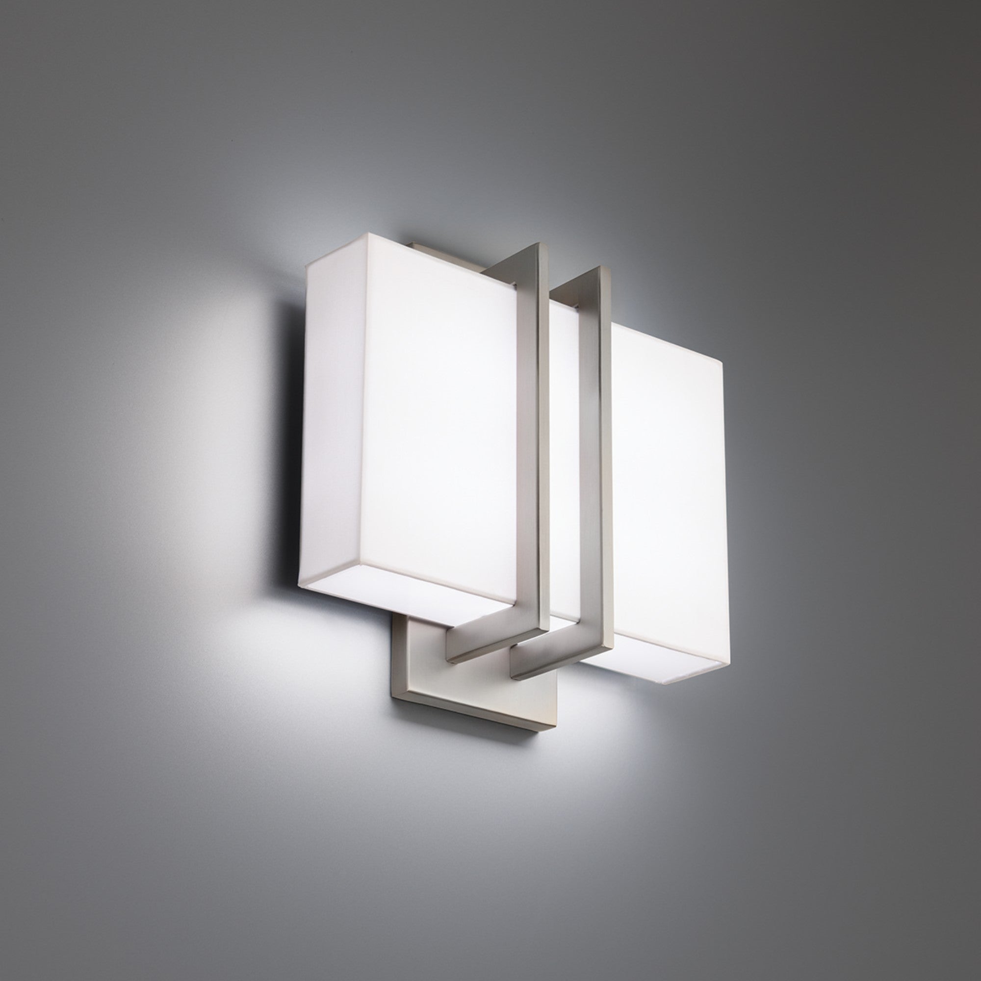 Downton 11" LED Wall Sconce, 2700K, Brushed Nickel Finish - Bees Lighting