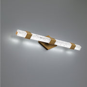 Regal 28" LED Bath Light, Aged Brass Finish - Bees Lighting