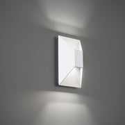 Maglev 10" LED Outdoor Wall Sconce, 3500K, White Finish - Bees Lighting