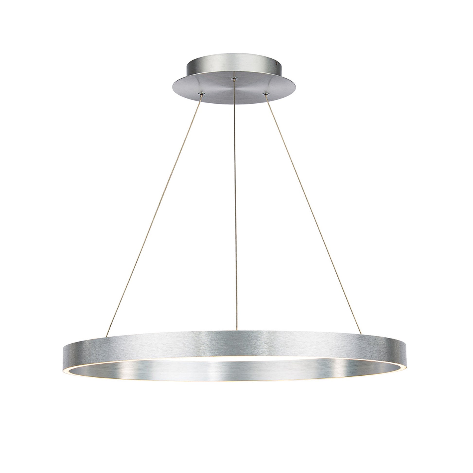 Sirius 24" LED Pendant, Brushed Aluminum Finish - Bees Lighting