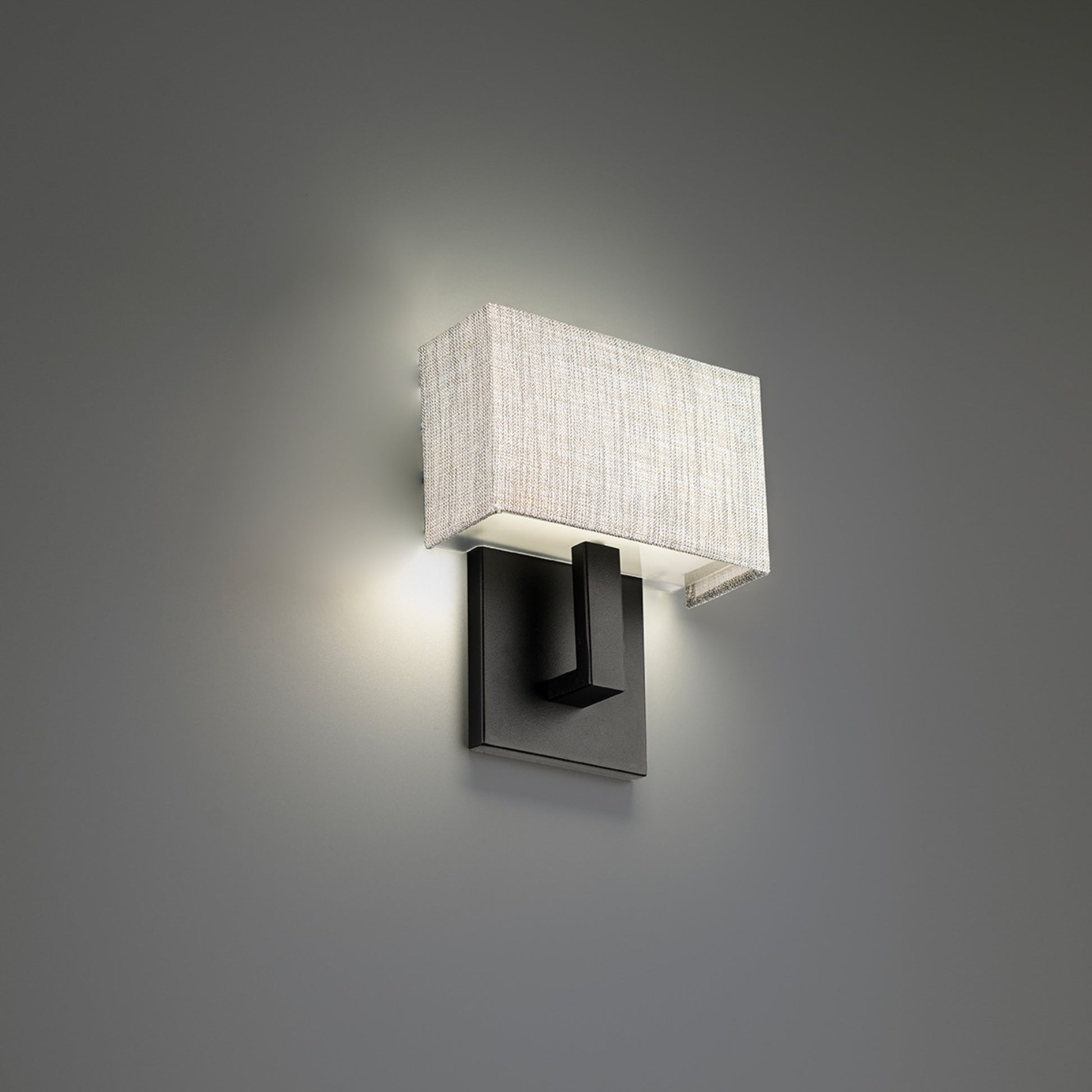 Manhattan 9" LED Wall Sconce, Black Finish - Bees Lighting