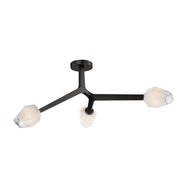 Blossom 3-Light LED Semi-Flush Mount - Bees Lighting