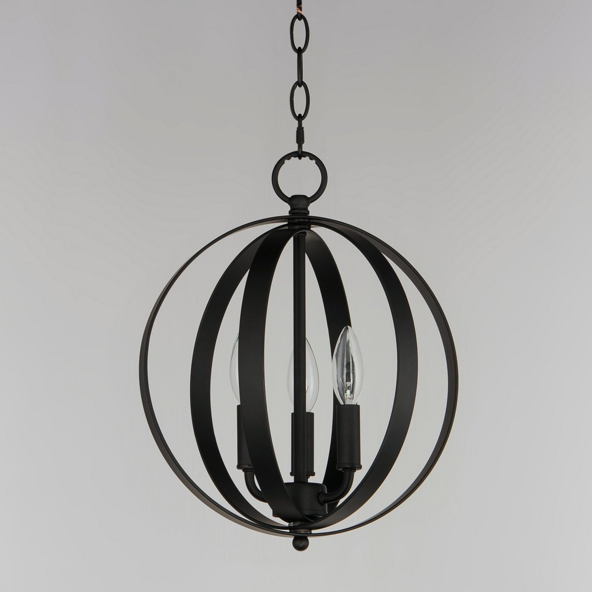 Provident 15" 3-Light Pendant, Black Finish - Bees Lighting
