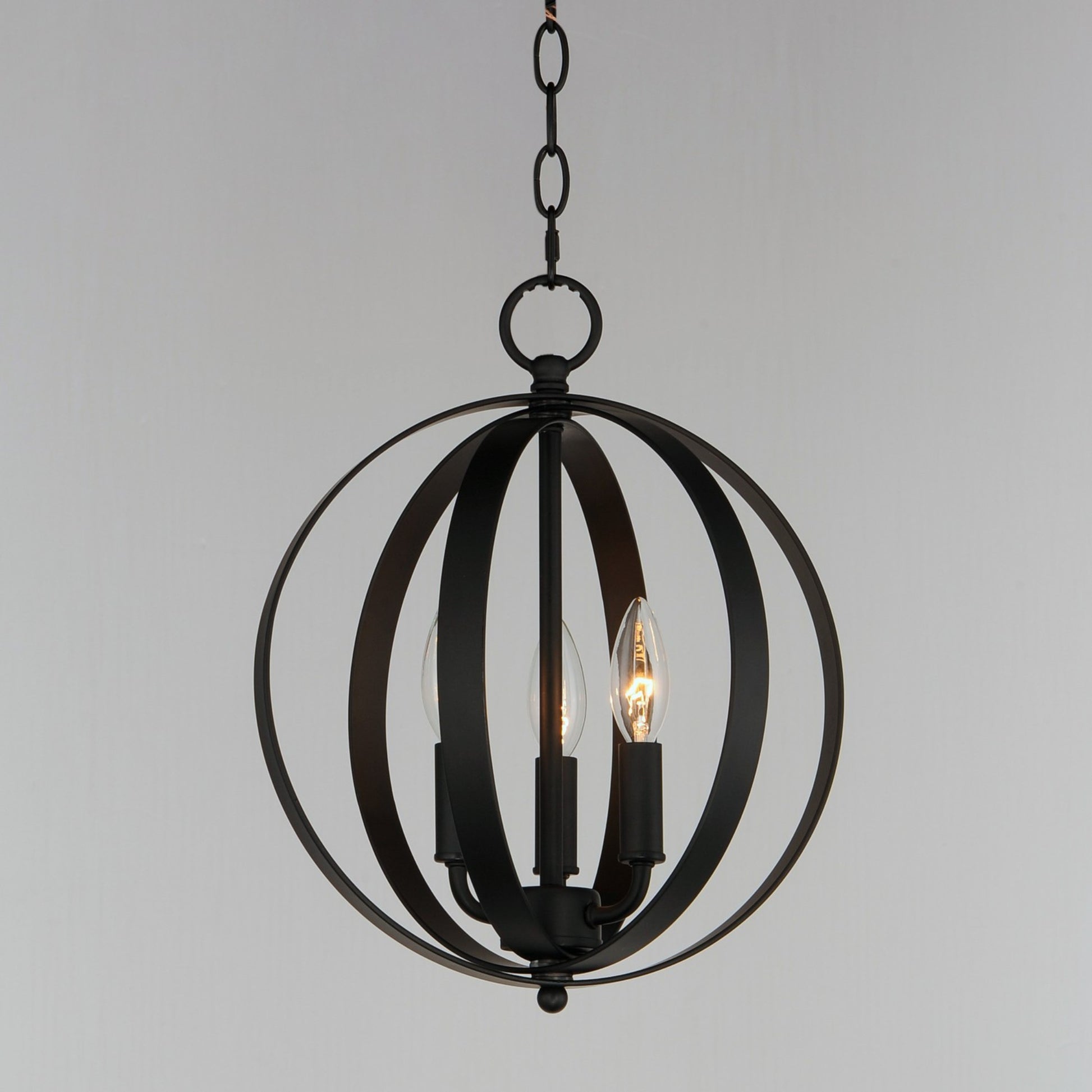 Provident 15" 3-Light Pendant, Black Finish - Bees Lighting