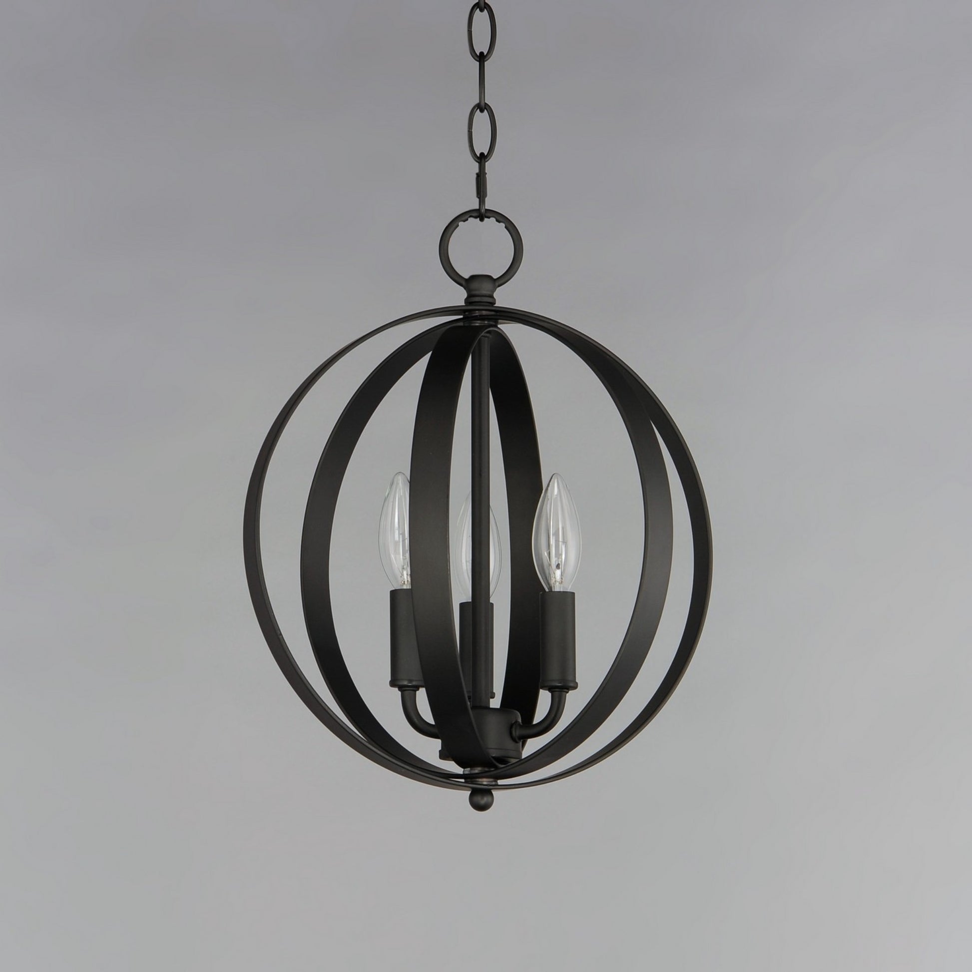 Provident 15" 3-Light Pendant, Black Finish - Bees Lighting