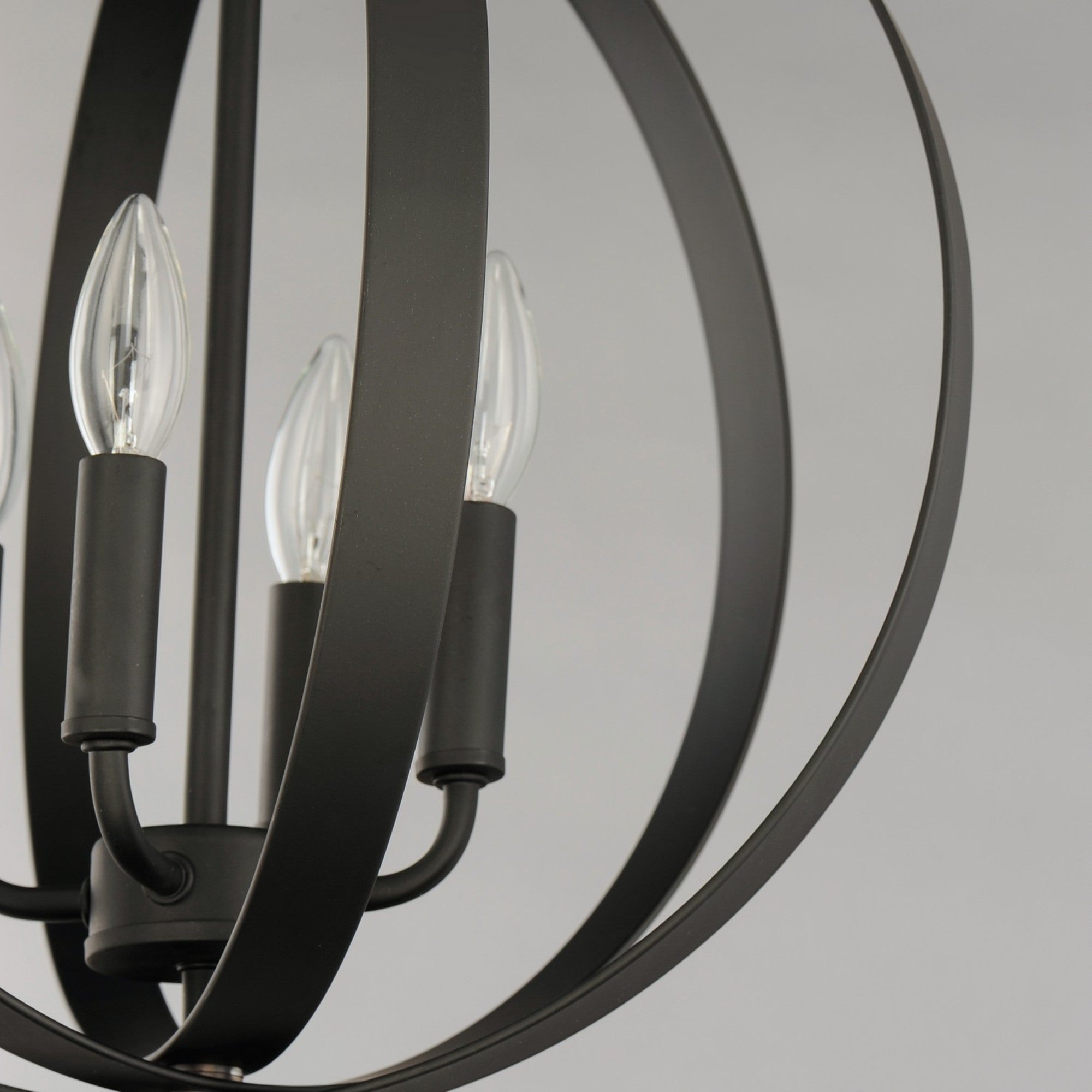 Provident 19" 4-Light Pendant, Black Finish - Bees Lighting