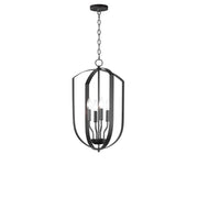 Provident 24" 4-Light Chandelier, Black Finish