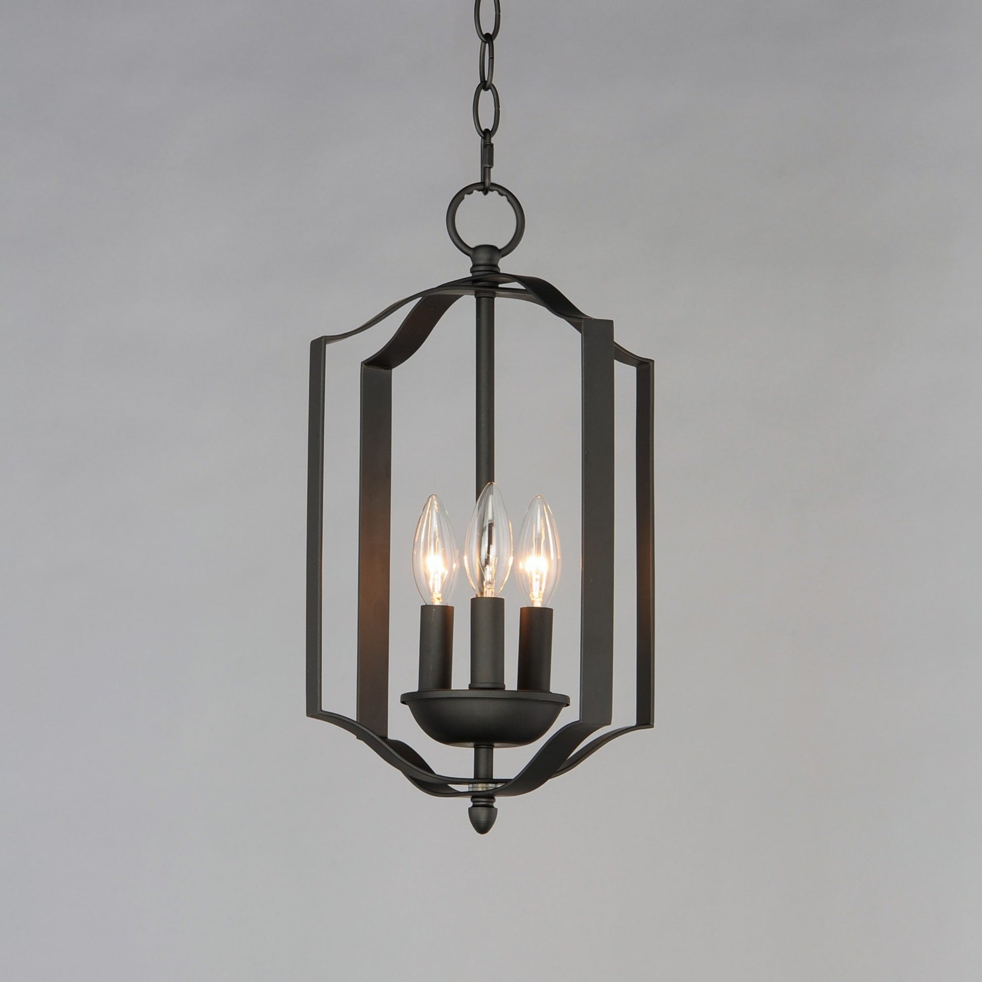 Provident 16" 3-Light Pendant, Black Finish - Bees Lighting