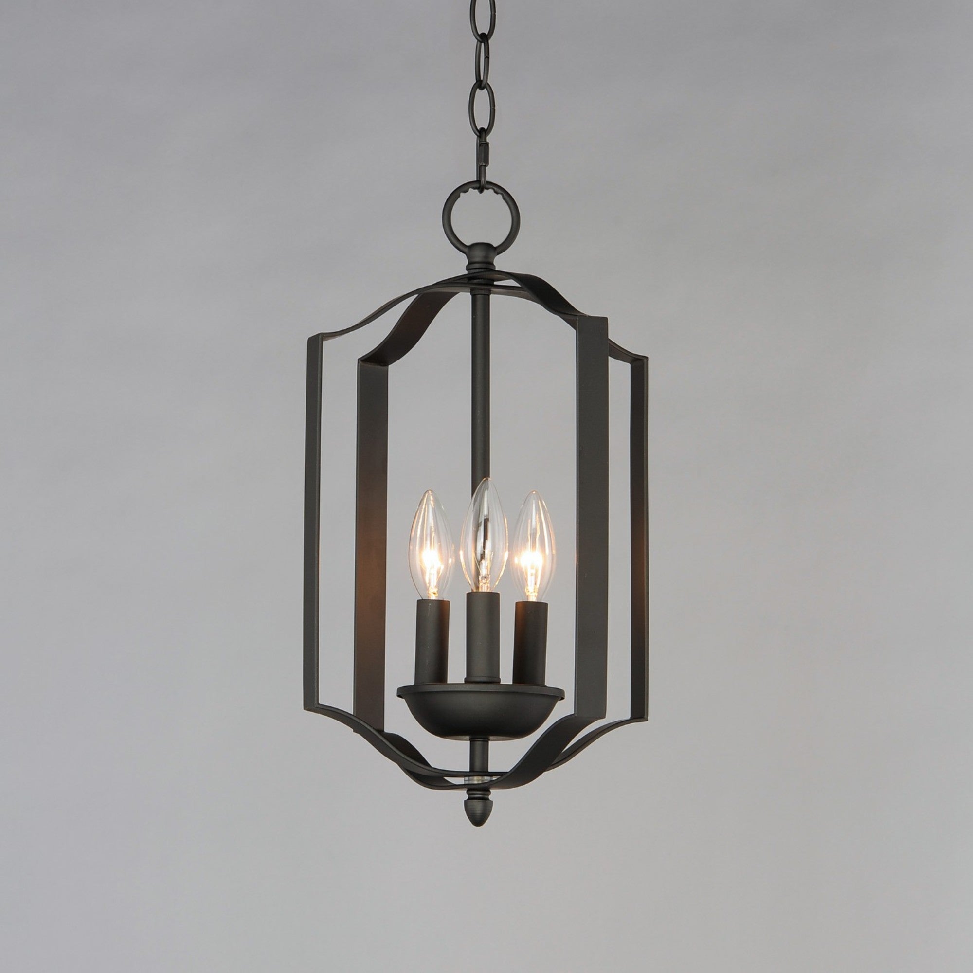 Provident 16" 3-Light Pendant, Black Finish - Bees Lighting