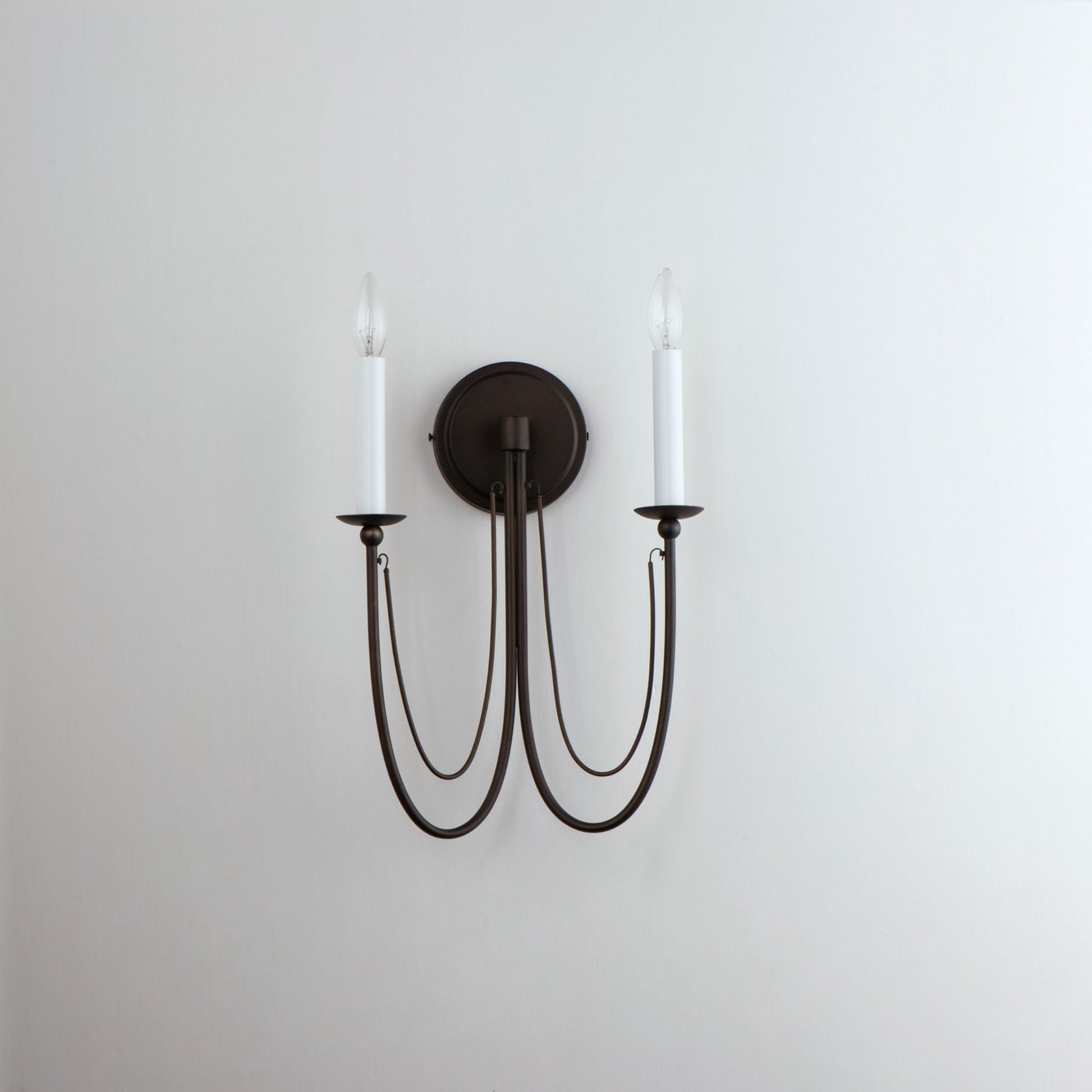 Plumette 16" 2-Light Wall Sconce, Chestnut Bronze Finish - Bees Lighting