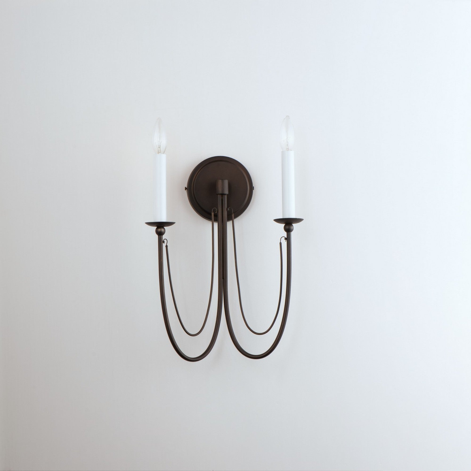 Plumette 16" 2-Light Wall Sconce, Chestnut Bronze Finish - Bees Lighting