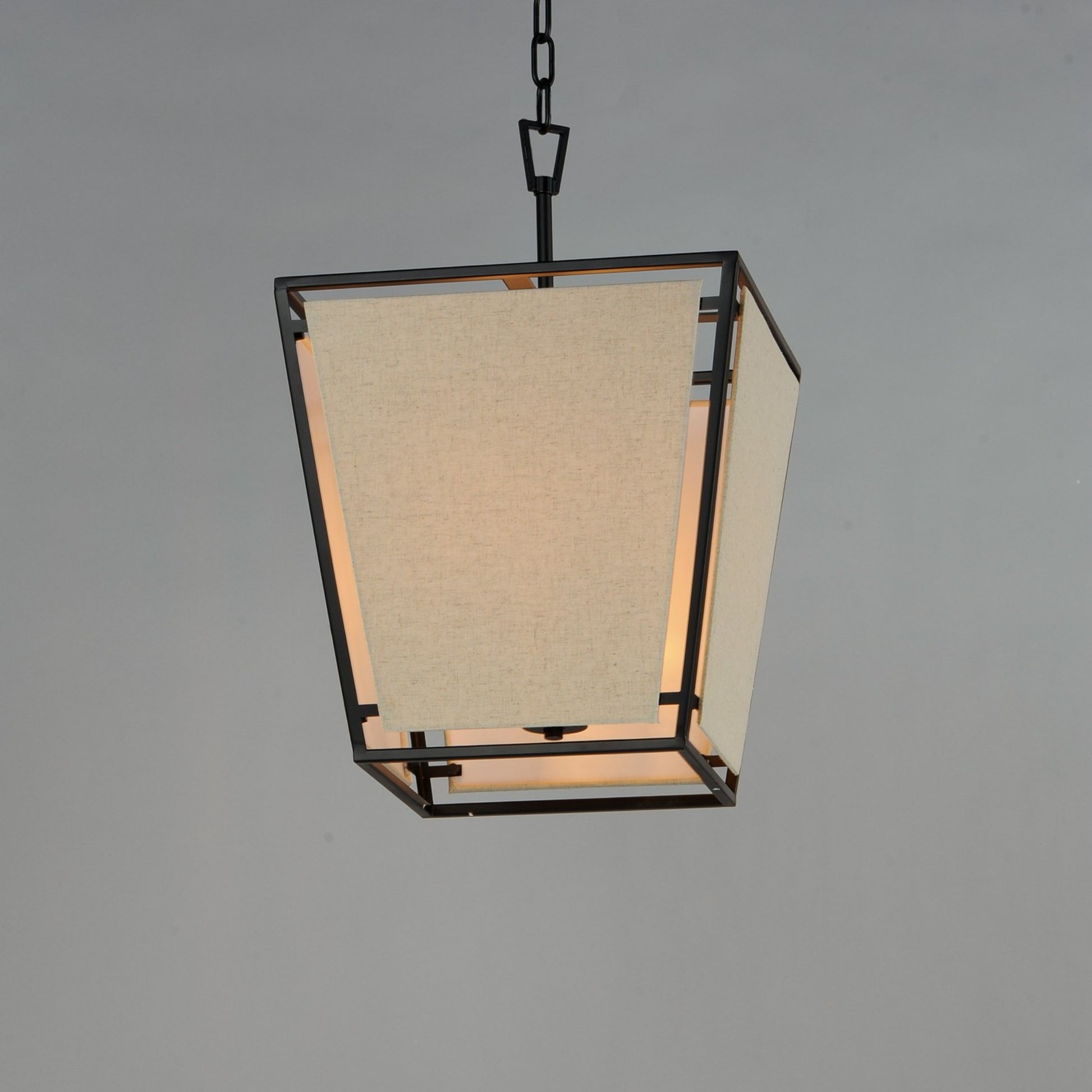 Montauk 21" 4-Light Pendant, Black Finish - Bees Lighting