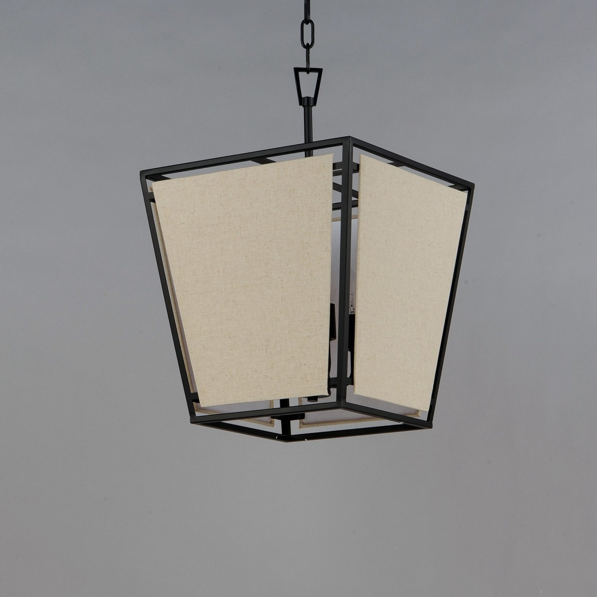 Montauk 21" 4-Light Pendant, Black Finish - Bees Lighting