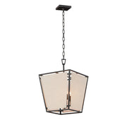 Montauk 21" 4-Light Pendant, Black Finish - Bees Lighting