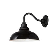 Granville 12" Outdoor Wall Lantern, Gloss Black & Black Finish - Bees Lighting