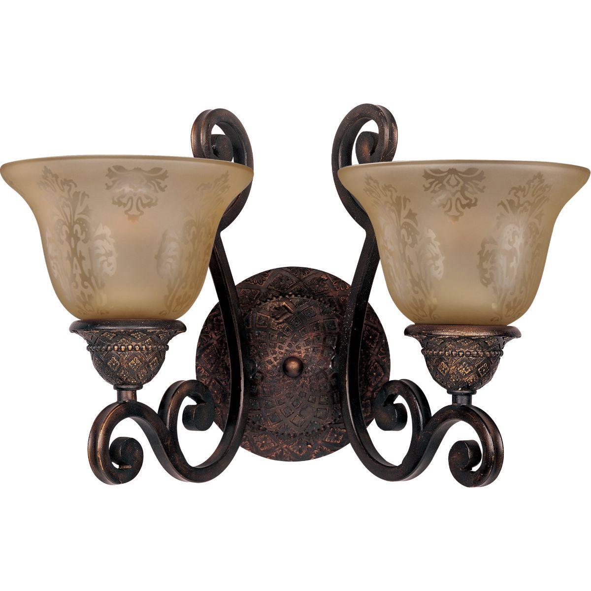 Symphony 16 in. 2 Lights Vanity Light Oil-Rubbed Bronze Finish