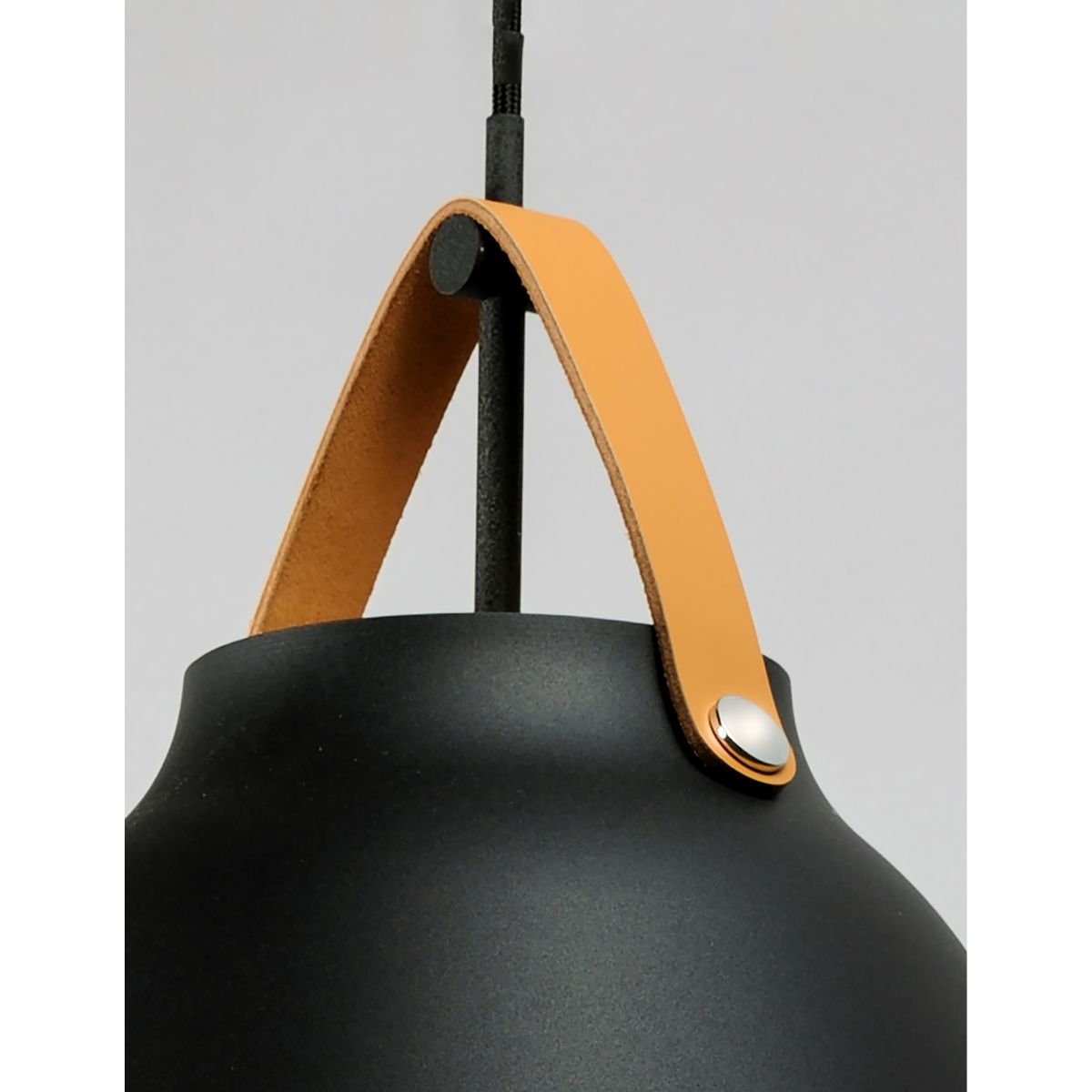 Nordic 20 in. Pendant Light Black Finish - Bees Lighting