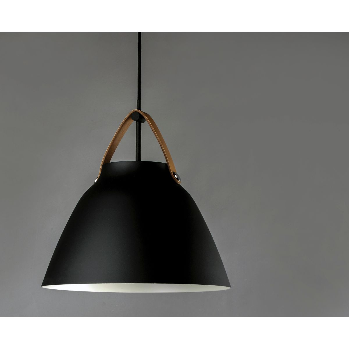 Nordic 20 in. Pendant Light Black Finish - Bees Lighting