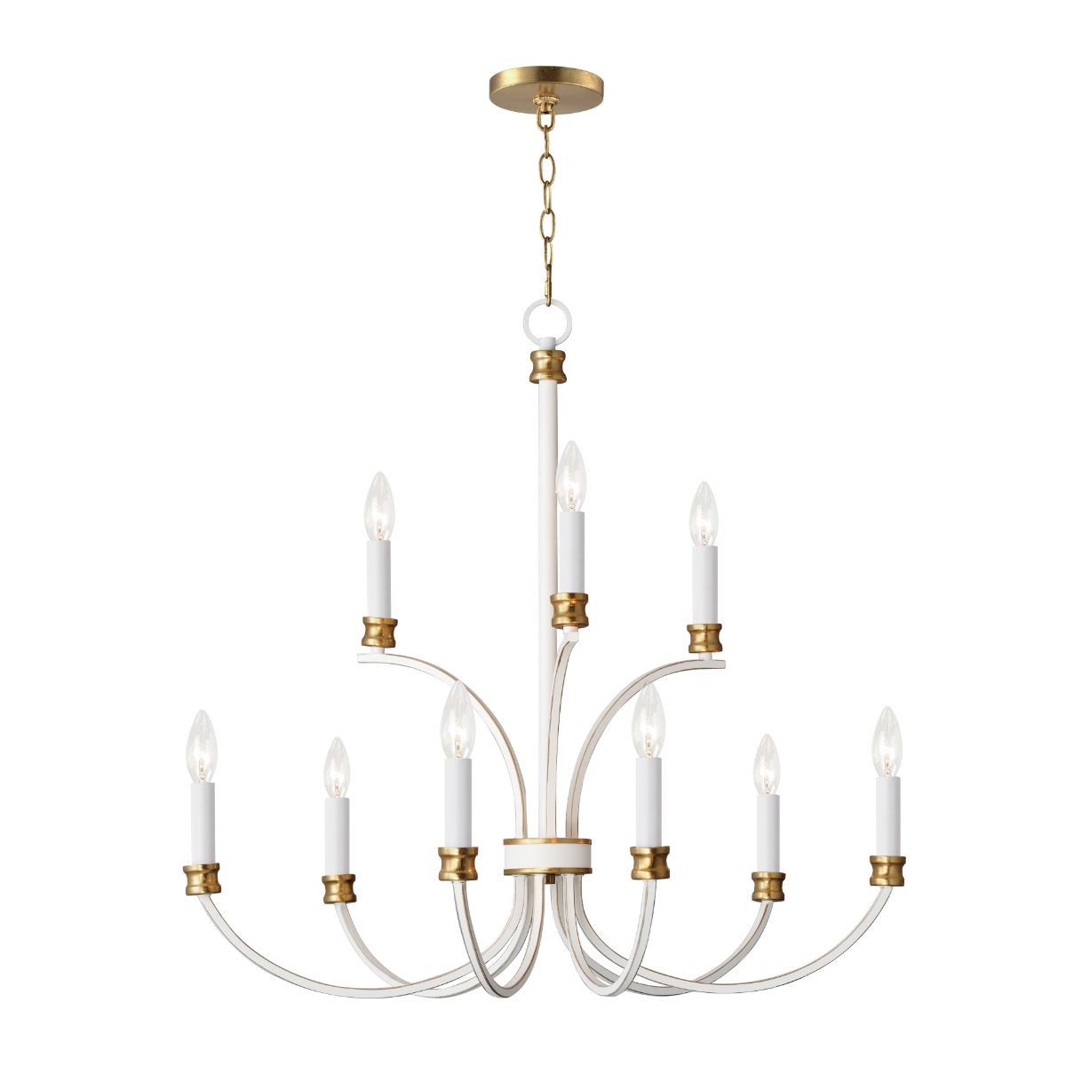 Charlton 30 in. 9 Lights Chandelier - Bees Lighting