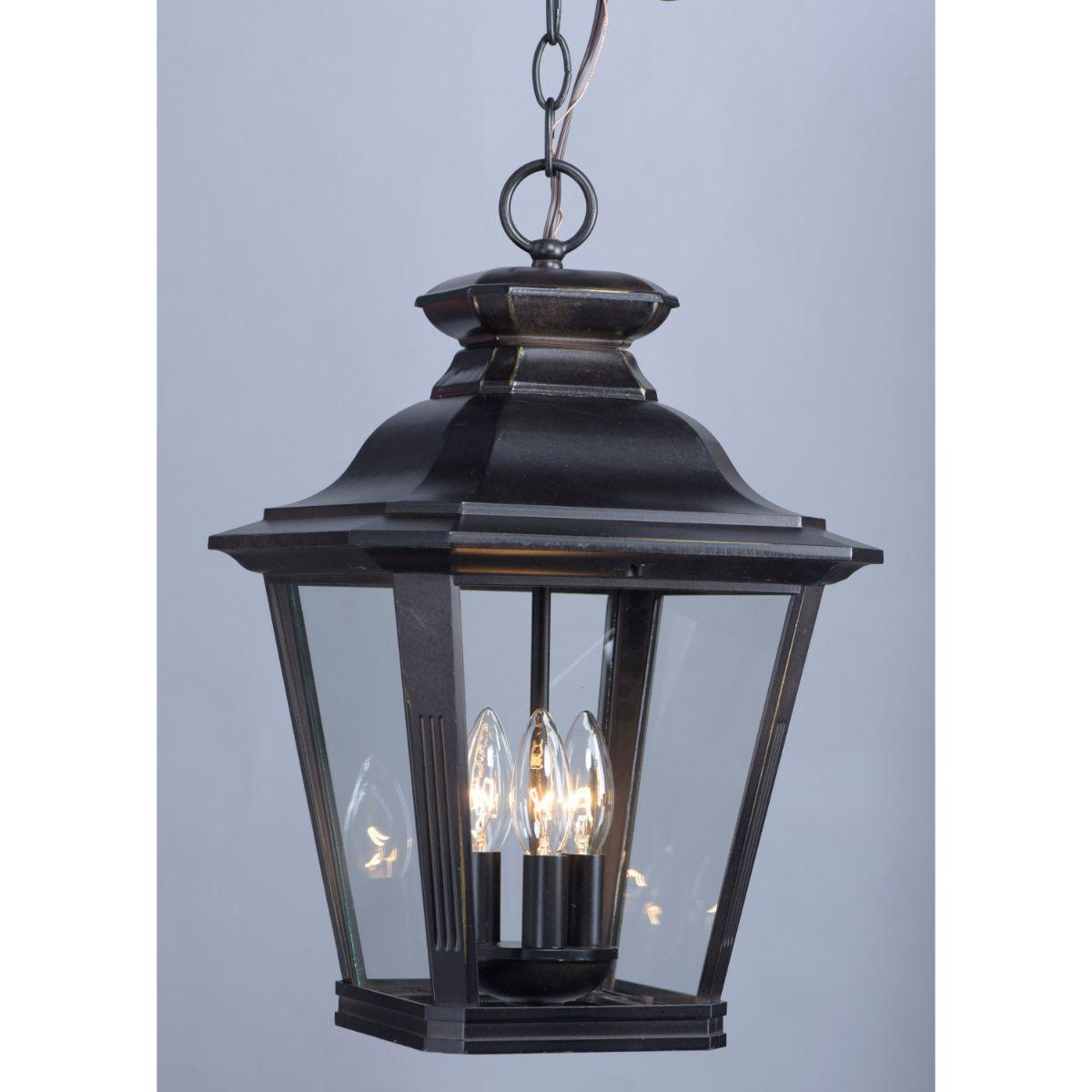 Knoxville 18 in. Outdoor Hanging Lantern Bronze finish
